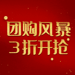 团购风暴3折开抢